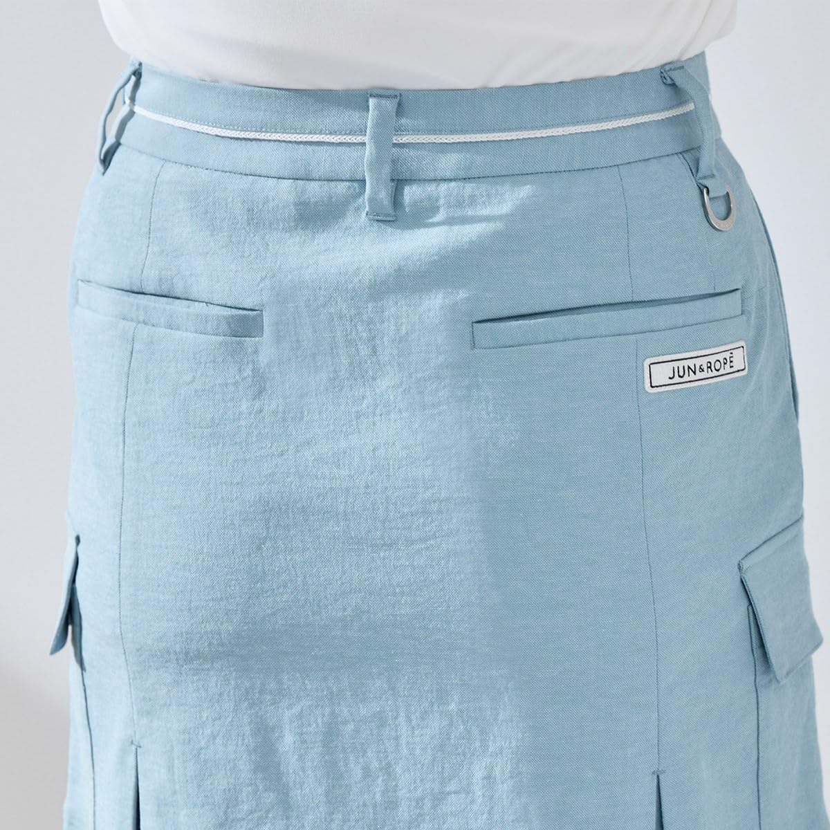 [ジュン＆ロぺ] スカート 【UV】【吸水速乾】 麻混ボディシェルカーゴスカート レディース ERC45000