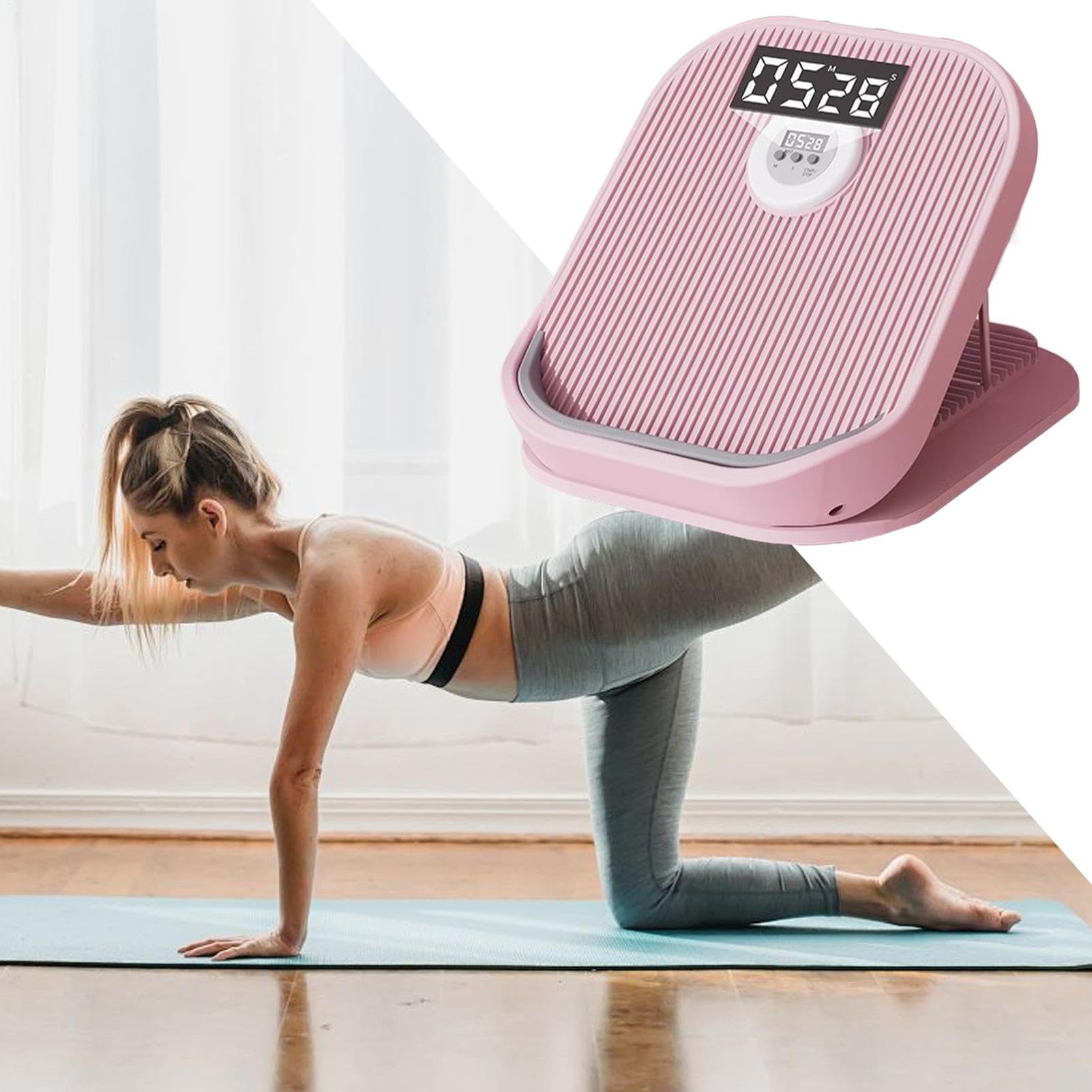 Ankle Stretch Board, elektryczna regulowana deska do incline, 16-Portable Exercise Wedge Ramp, Stretch and Flexibility Trainer dla mężczyzn i kobiet, 400 kg