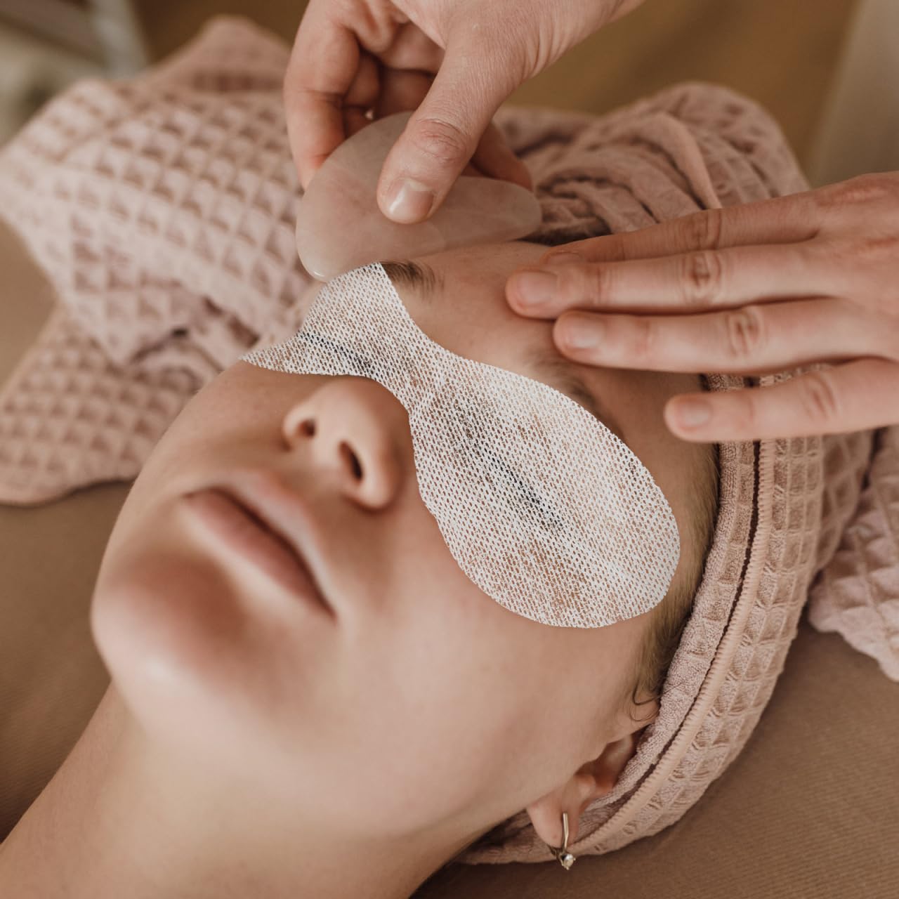 Healeved Máscara Para El Cuidado De Los Ojos 600 Piezas De Antifaces Desechables Hidratación Profunda Para Spa Y Uso Diario Ideal Para Bricolaje