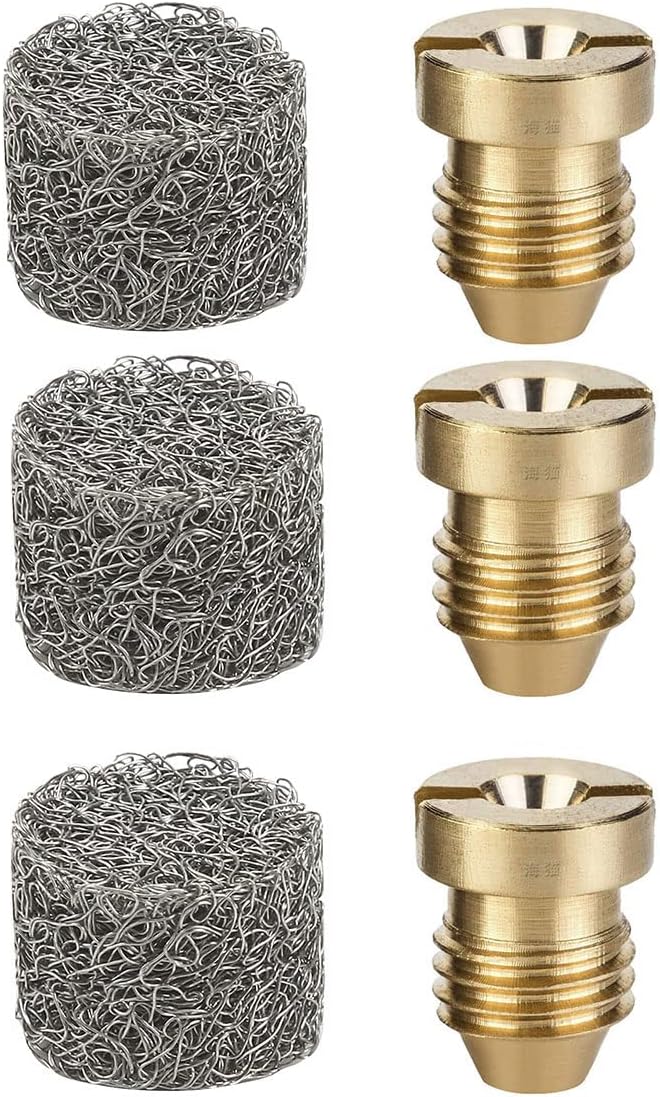 Wmzjnljy 3pcs 1.1 mm Foam Cannon Orifice Nozzle Tips and 3pcs Foam Maker for Snow