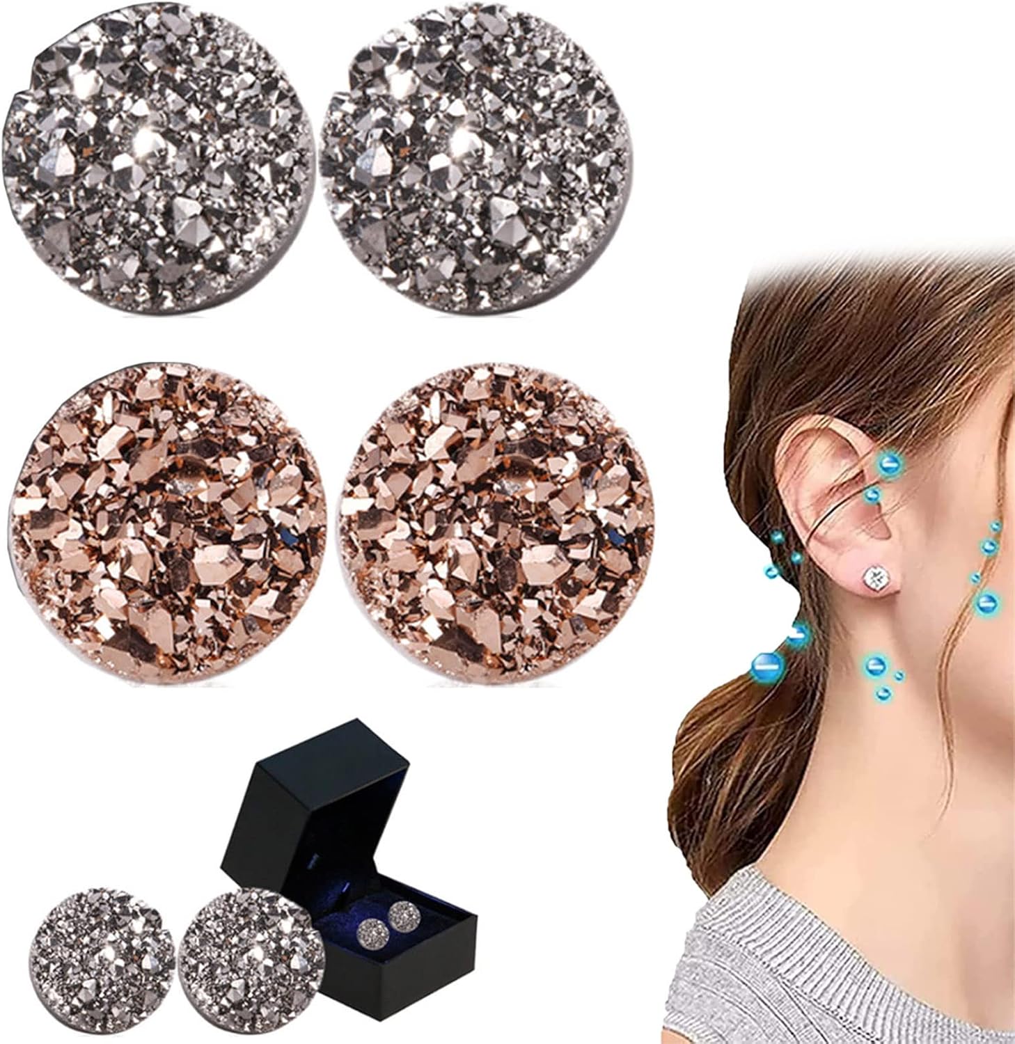 Atheniz Lymphvity Germanium Earrings, Atheniz Earrings