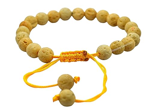 Vista 332 de Amazing Gemstone Yaxaite Bracelet for Women Men's Gifts - Protection Healing Crystal Bracelet - 8mm Gemstone Beaded Adjustable Bracelet Pulseras