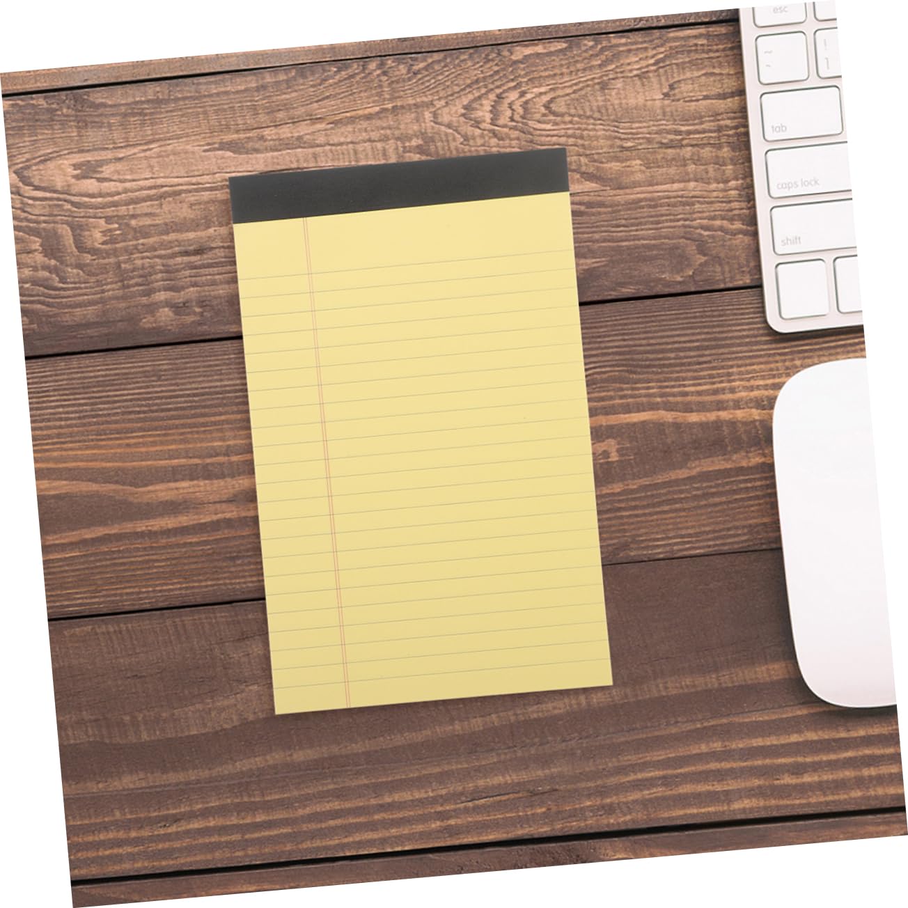Cuaderno de Notas Rayado Amarillo de Papel, 12 Cuadernos Legales Portátiles