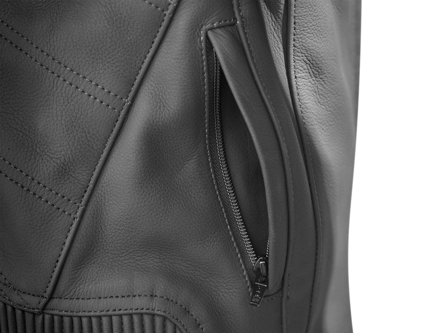 Bogotto Misano Tuta in pelle da moto a due pezzi, nero/grigio, 48