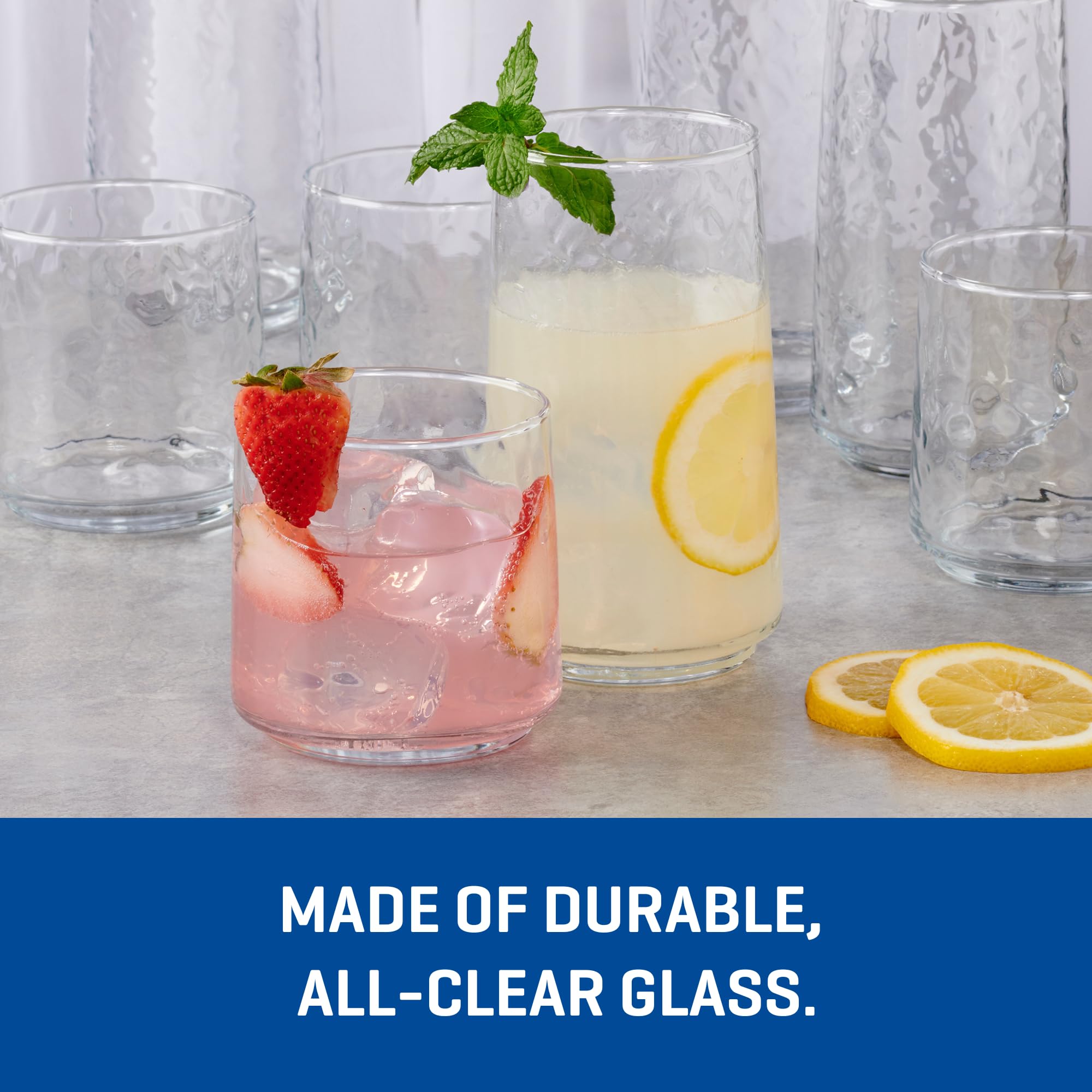 Amazon.com | Anchor Hocking Brockhill Drinking Glasses (16-Pieces