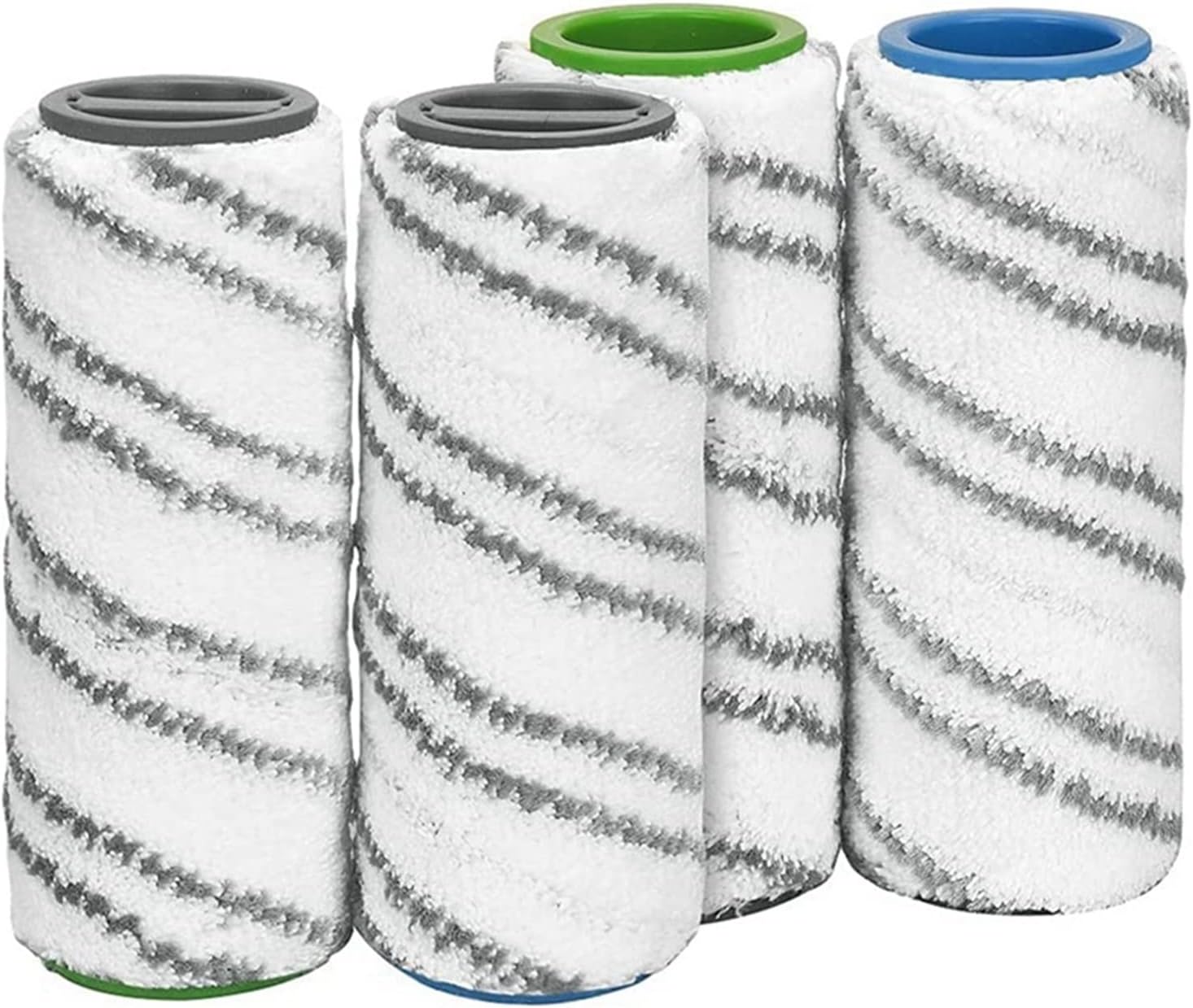 Set Di 4 Spazzole A Rullo In Microfibra Per Kärcher FC3, FC5, FC7, FC3D
