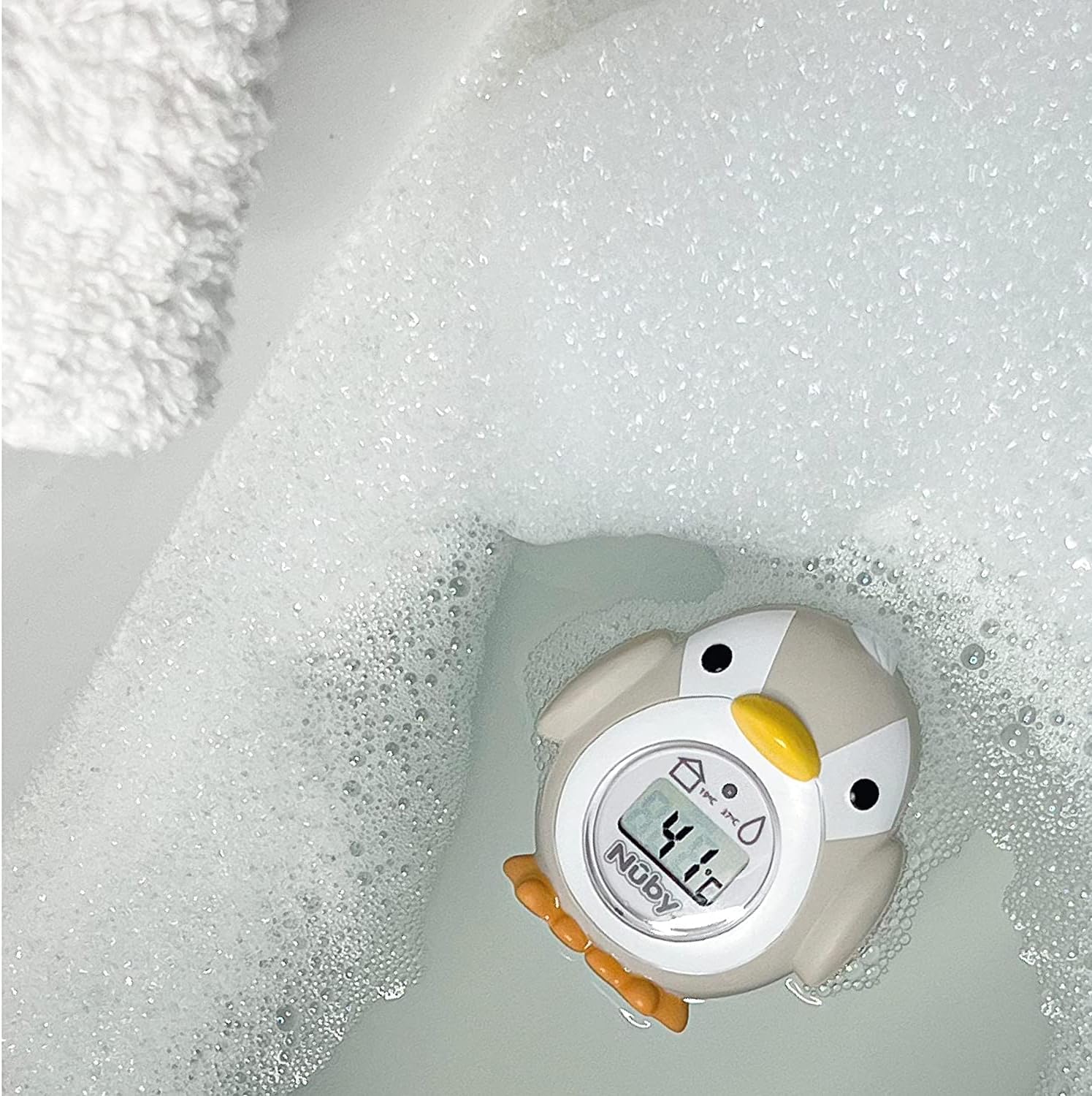 Nuby - Babybadthermometer in de vorm van een pinguïn