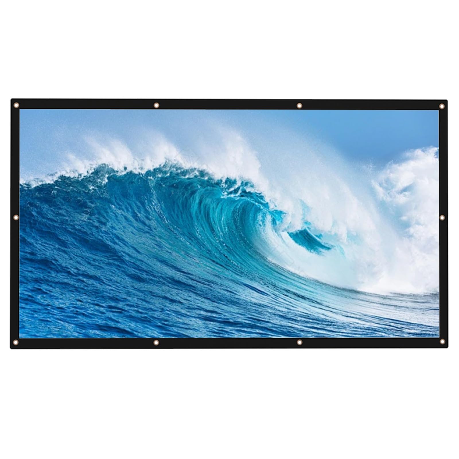 Amazon.co.jp: 84-200インチ プロジェクタースクリーン HD 折りたたみ