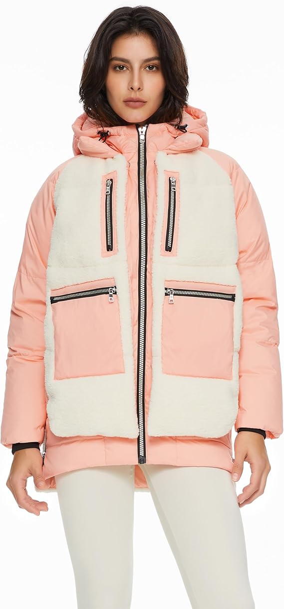 Sherpa Puffer Hooded Jacket
