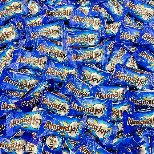 Almond Joy Miniature Bars - Coconut and Almond Milk Chocolate Candy – 100 Individually Wrapped Pieces – 3-Pound Bulk Pack