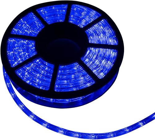 Miniatura 7 de 30M 100FT 110V 1080 LED Cuerda Luz Hogar InteriorExterior Navidad Decoración Fiesta Iluminación Azul