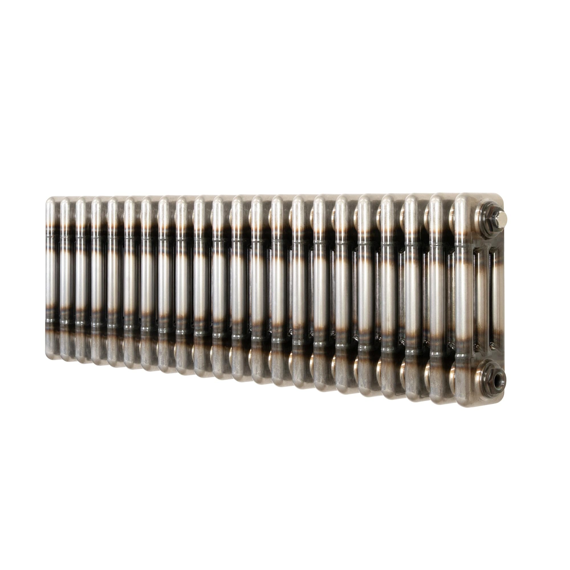 B&Q -  Traditional 3 Column Radiator300 X 1010mmRaw Metal