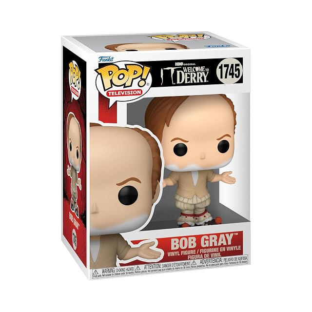 Funko Pop! TV: Welcome To Derry - Bob Gray - Figura de Vinilo Coleccionable - Mercancia Oficial - TV Fans