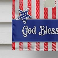 Vista 1071 de Caroline's Treasures BB4243GF Bandera de jardín con texto en inglés «Merry Christmas» con texto en inglés «Merry Christmas», bandera decorativa