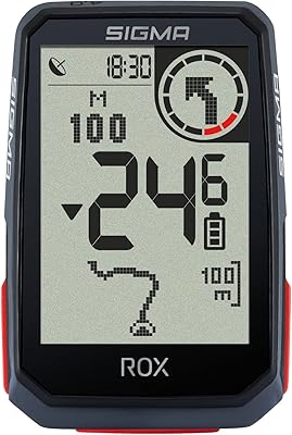 CICLOCOMPUTADOR GPS SIGMA ROX 4.0 30 FUNCIONES NEG