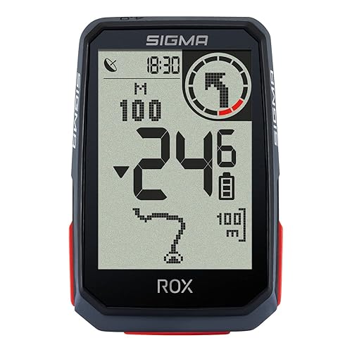 SIGMA SPORT ROX 4.0 Noir | compteur GPS vélo sans