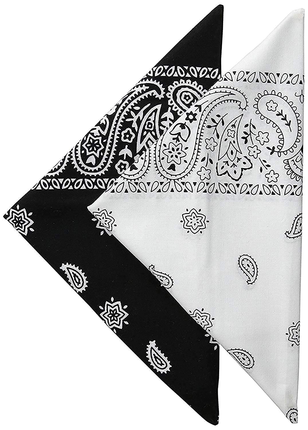 Unisex Paisley Cotton Bandanas - Pack of 2-image-23