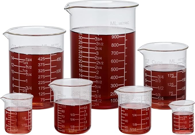 Vaso medidor de vidrio grabado 250 ml Ackers miniatura 7