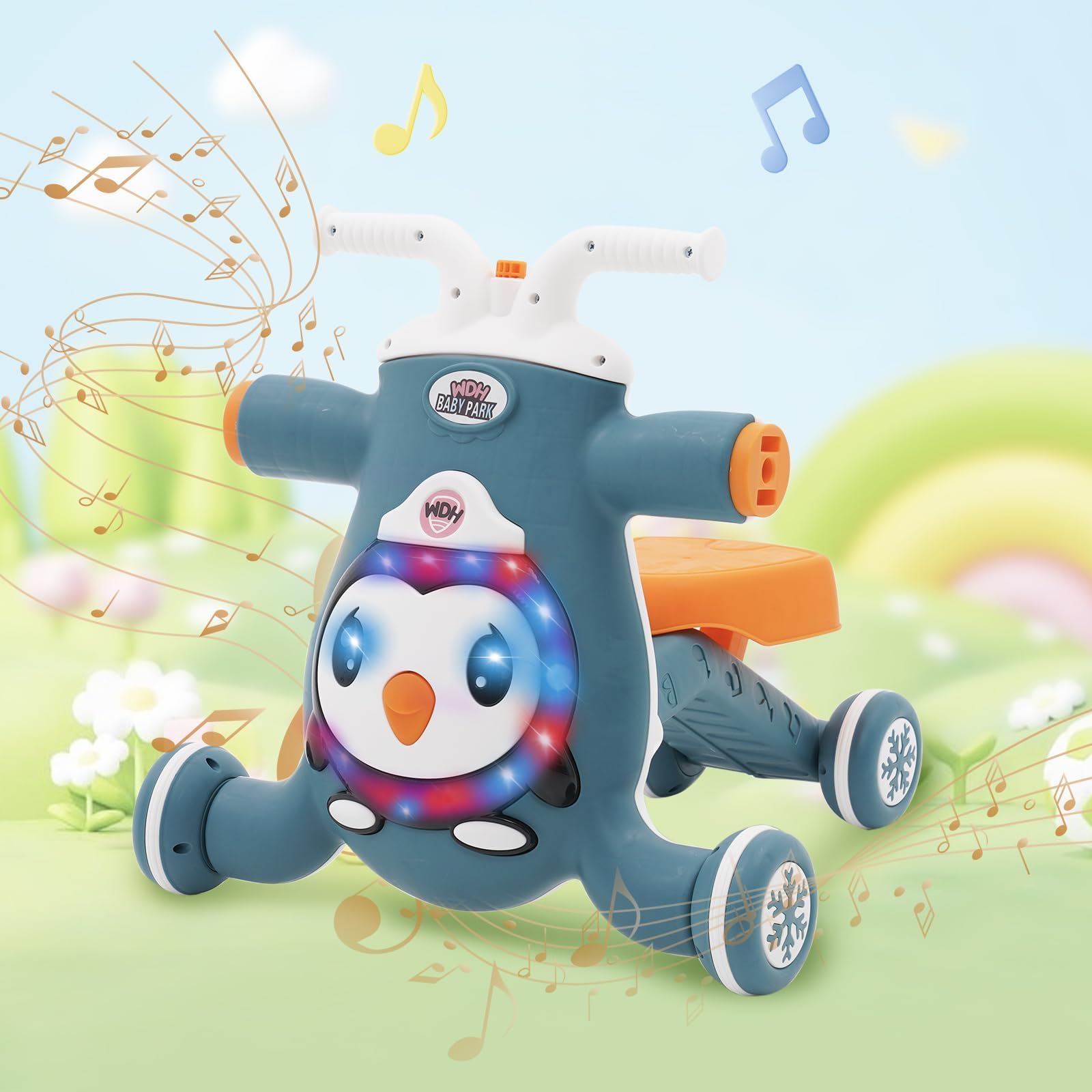 Aiuto per primi passi 3 in 1, giocattolo multifunzione per bambini, centro attività per bambini, con musica, scorrevole e giocattolo, regalo per ragazzi