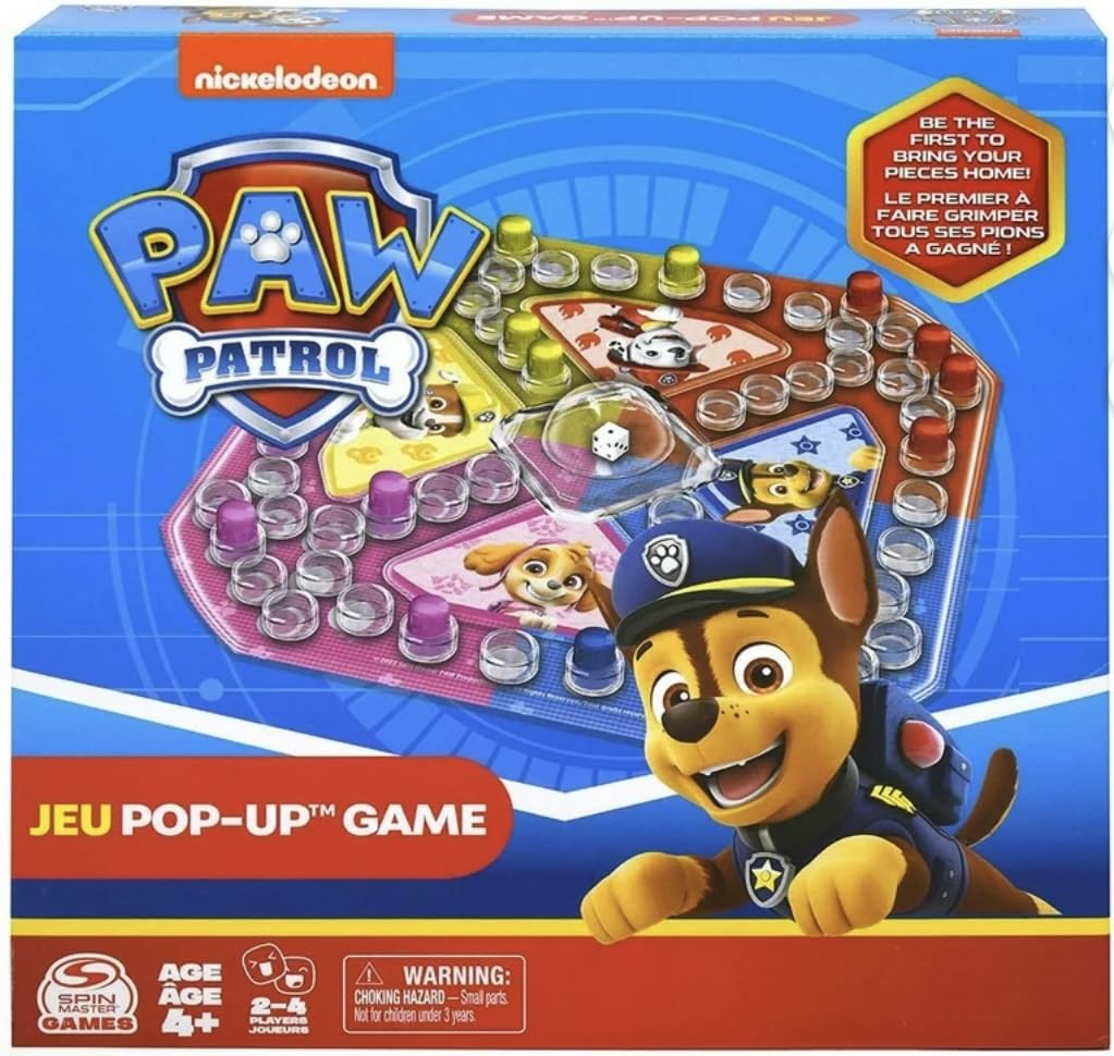 Paw Patrol Pop Up Game