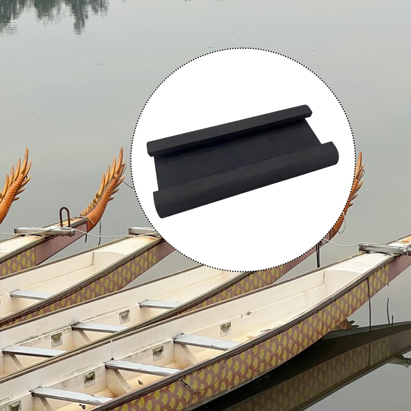 Gralara Cuscino per Sedile Dragon Boat Antiurto, Cuscino Antiscivolo per Sedile Dragon Boat, vogatori ad Acqua