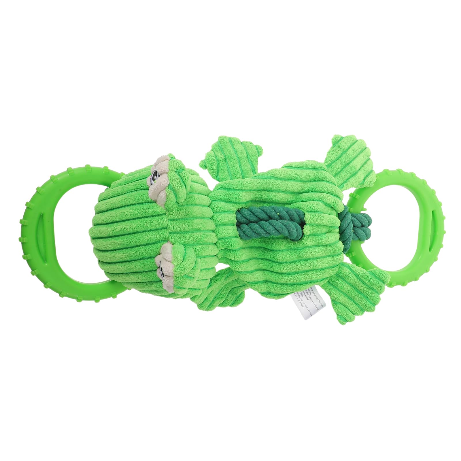 TOYANDONA Juguete para Perros de Peluche en Forma de Rana Cuerda Resistente para Tirar, Diseño Duradero y Mejora la Fuerza Mandibular, Adecuado para Entrenamiento y Juego