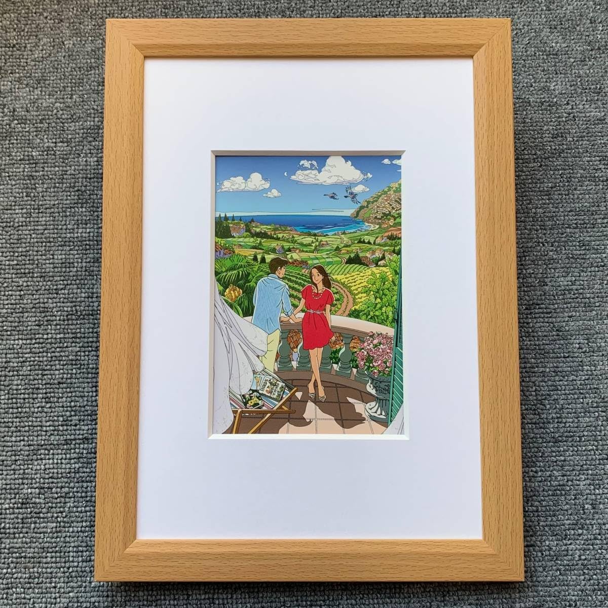 Amazon.co.jp: わたせせいぞう『風の景色二人のシンフォニー』B5サイズ