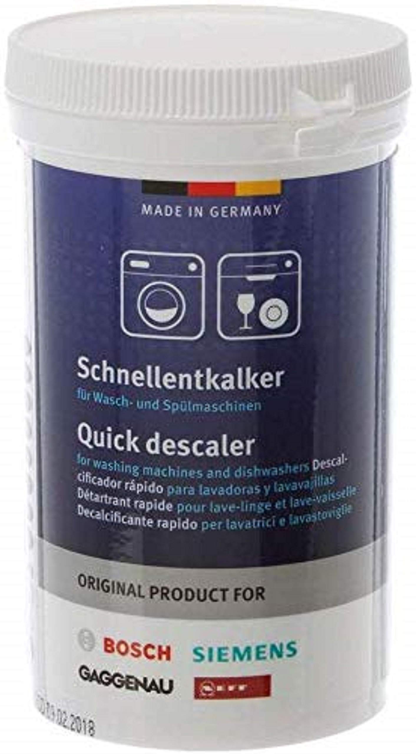 BSH Bosch Siemens - Detartrant pour lave linge et lave vaisselle 250g