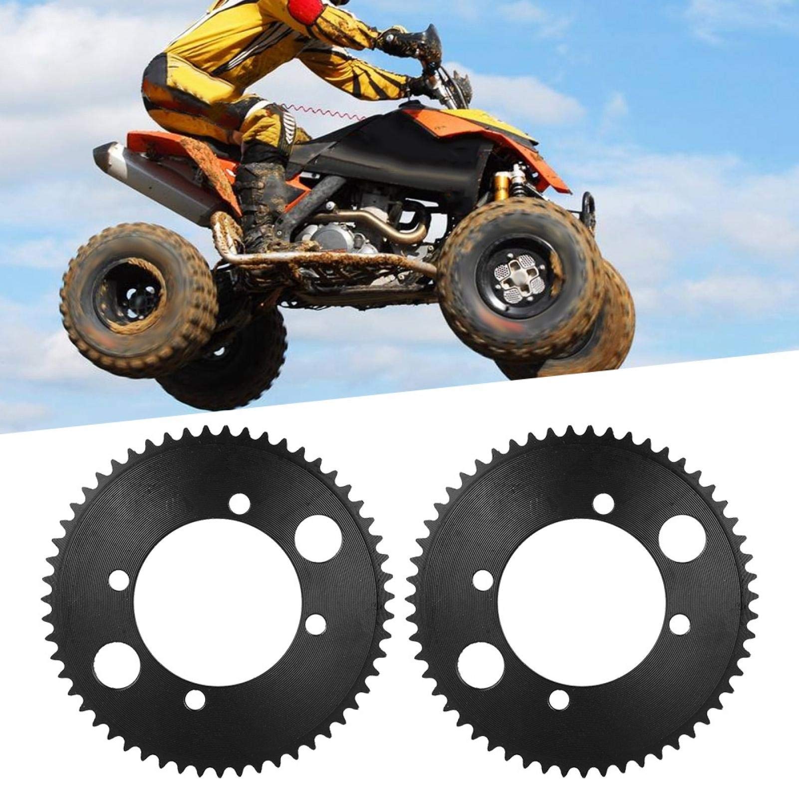 Corona T8F 64T In Acciaio Per Mini Moto 47cc/49cc – 4 Fori, Diametro 54 Mm, Resistente E Leggera