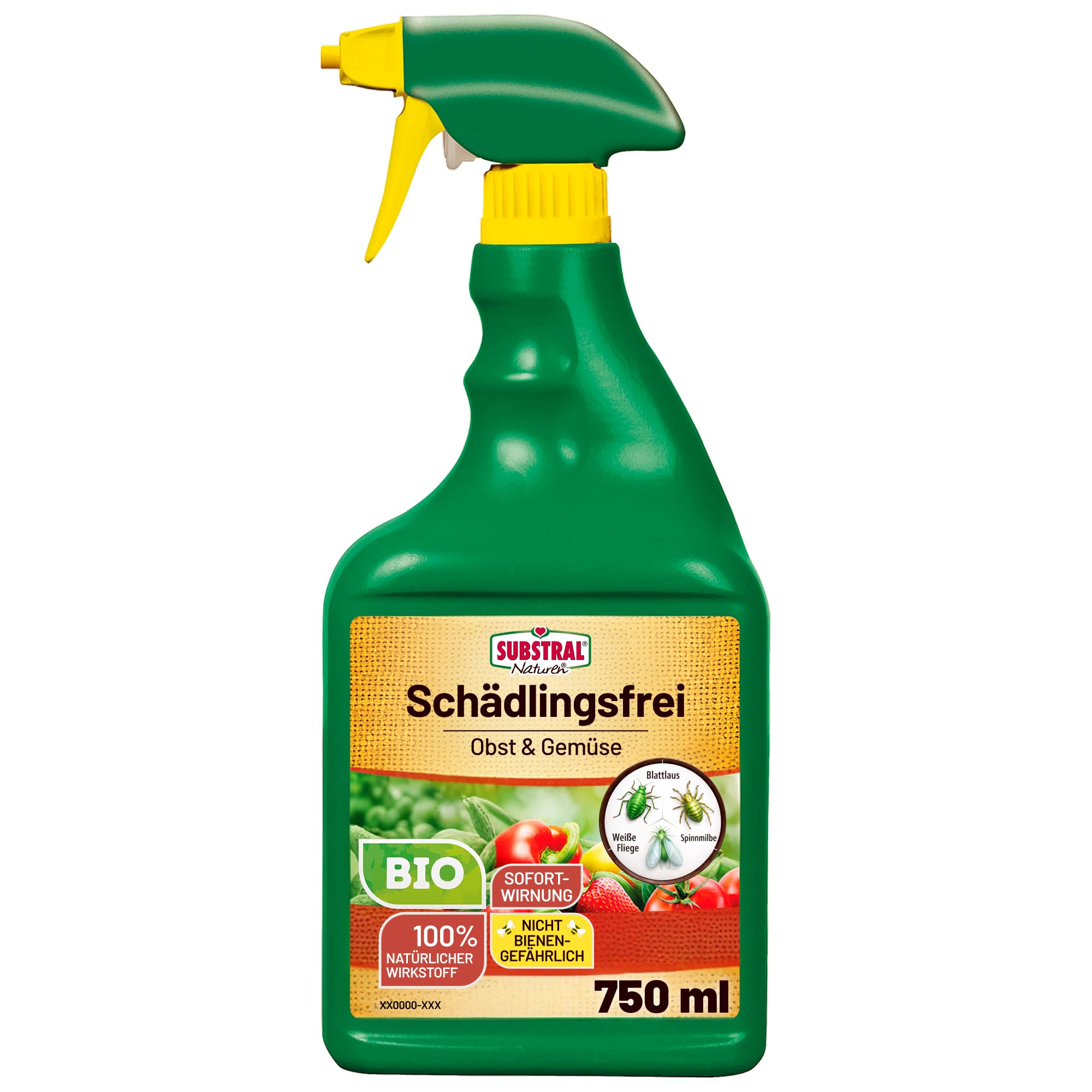 Substral Naturen Pflanzenschutzmittel Schädlingsfrei Obst und Gemüse, 750 ml Flasche