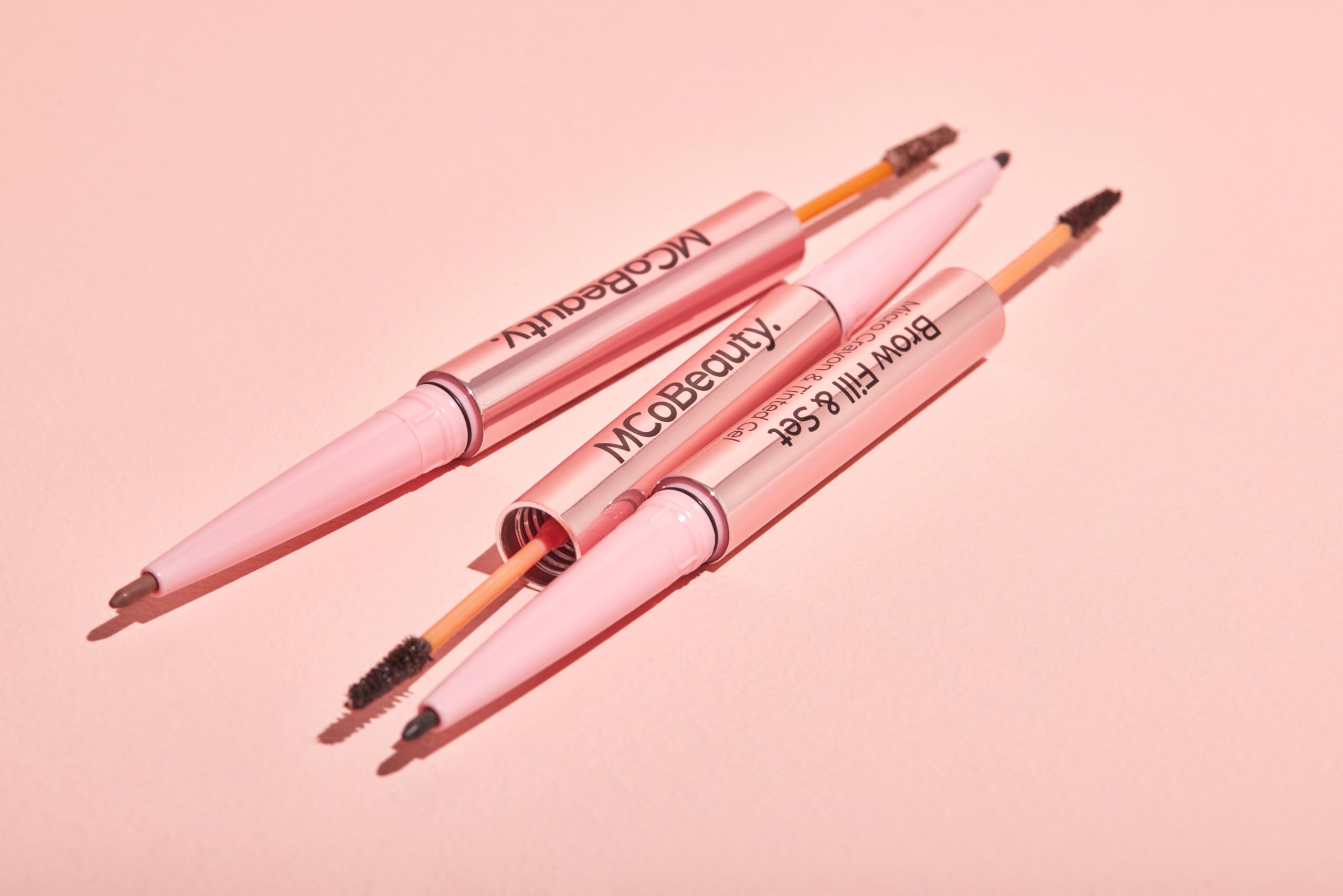 MCoBeauty Brow Fill and Set - Light Medium For Women 0.048 oz Eyebrow