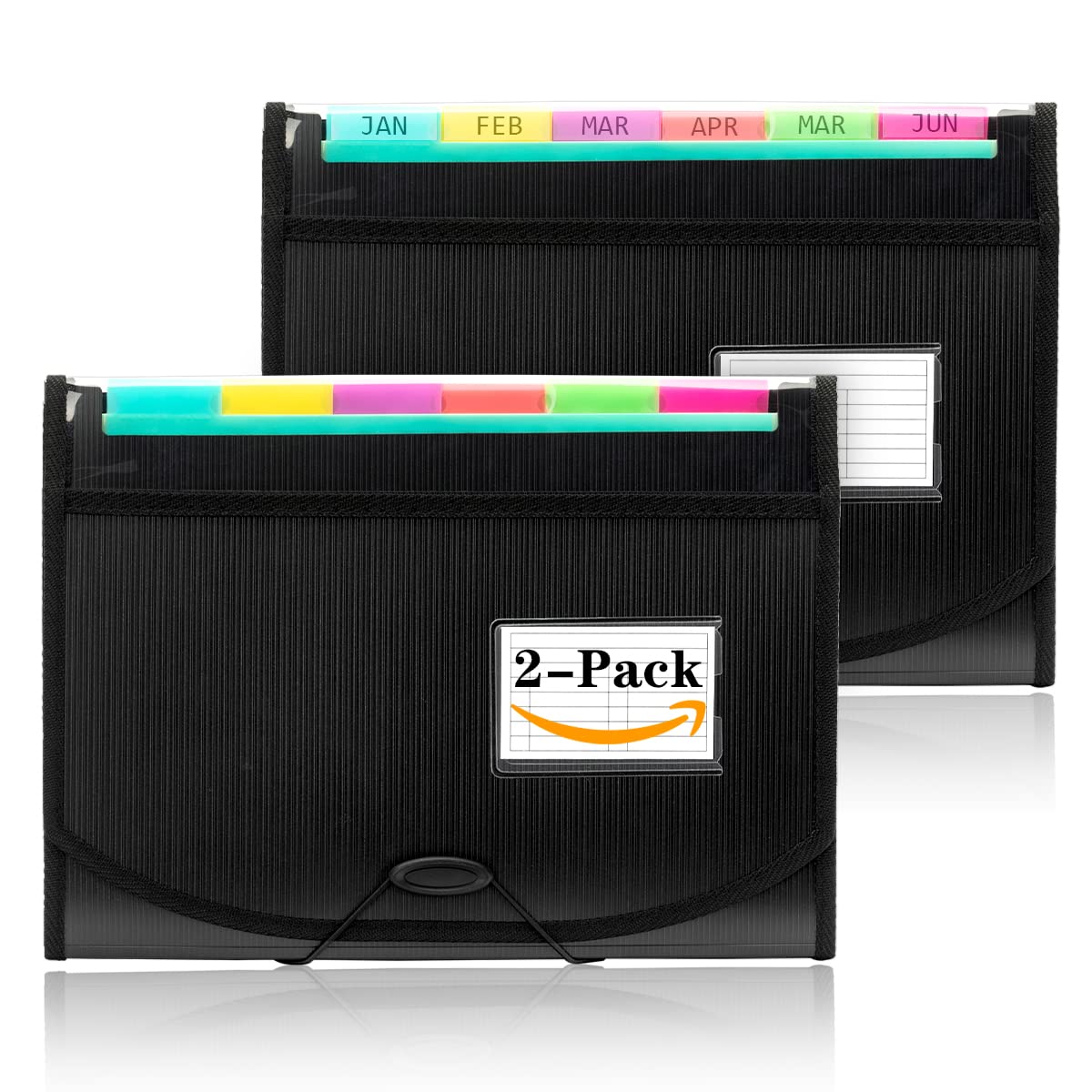 Buy H4D Accordian Expanding File Folder Paper Organizer 2 Pack, 13