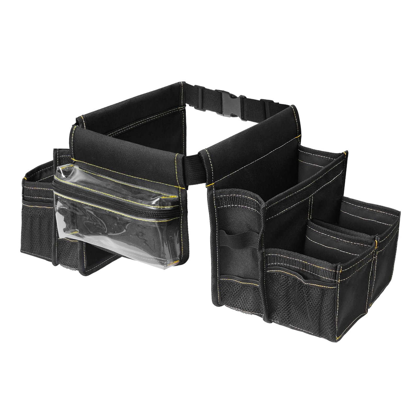 Buxuaaaa Men's Cleaning Tool Waist Bag Tool Belts Polyester Cloth Waist Pocket Cleaner Garden Craft Cleaning Storage Pouches Housekeeping Accessory
