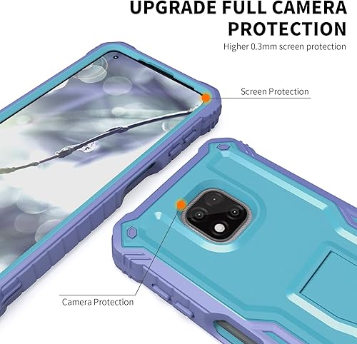 Miniatura 3 de DUOPAL Funda para Motorola Moto G Power 2021, protección de grado militar a prueba de golpes, con protector de pantalla HD de vidrio templado y