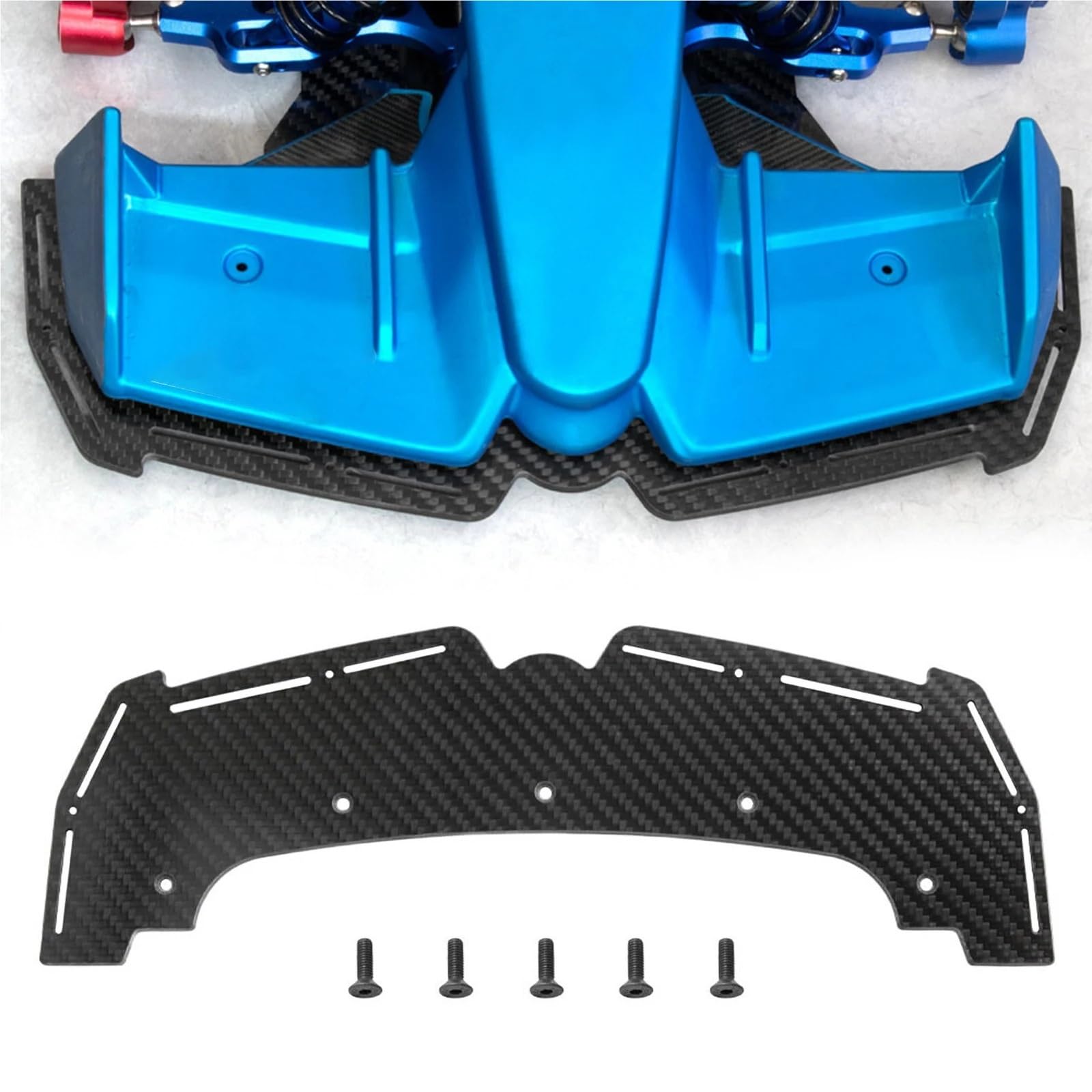 Per Arrma For Limitless F1 1/7 Paraurti Anteriore In Fibra Di Carbonio Telaio Piastra Paramotore Protezione Inferiore RC Aggiornamento Auto Accessori Giocattoli Rc