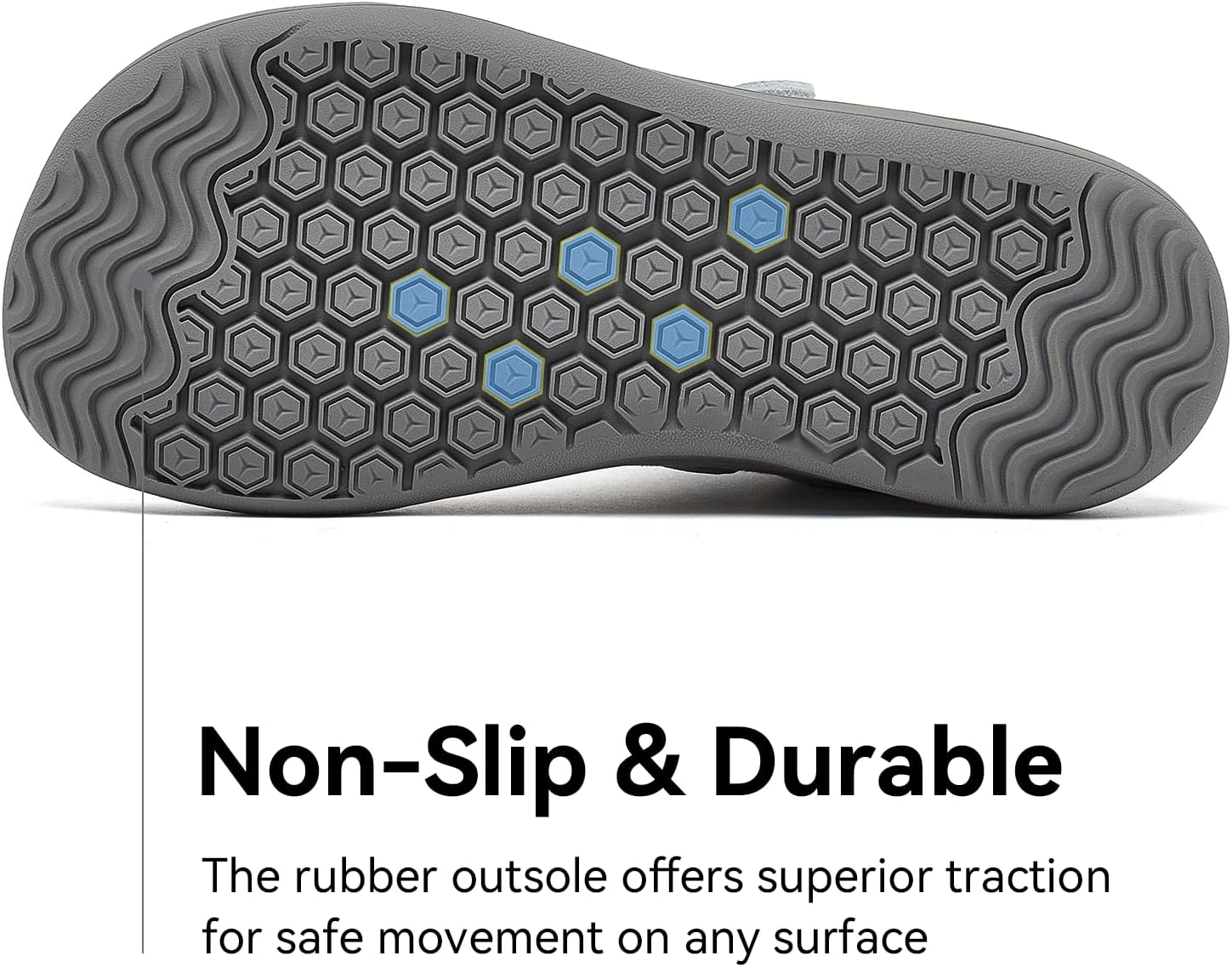 HOBIBEAR Kids Barefoot Shoes Wide Toe Box Zero Drop for Toddler Little Big Kid Boys Girls Walking Sneaker