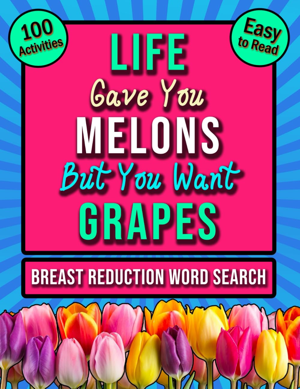 Breast Reduction Surgery Recovery Word Search: Large Print Funny and Uplifting Activities For Women