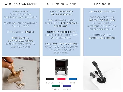 Miniatura 5 de Personalized Book Embosser Custom, Personal Book Embosser Stamp, Customized Book Stamp, Library Stamp Personalized, From The Library Of Custom