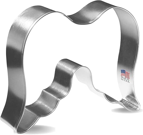 Cortador de galletas con alas de ángel de 3.9in Fabricado en los Estados Unidos Cortador de galletas de foose de acero estañado Molde de galletas Cortador de galletas con alas de ángel de 3.9in Fabricado en los Estados Unidos Cortador de galletas de foose de acero estañado Molde de galletas