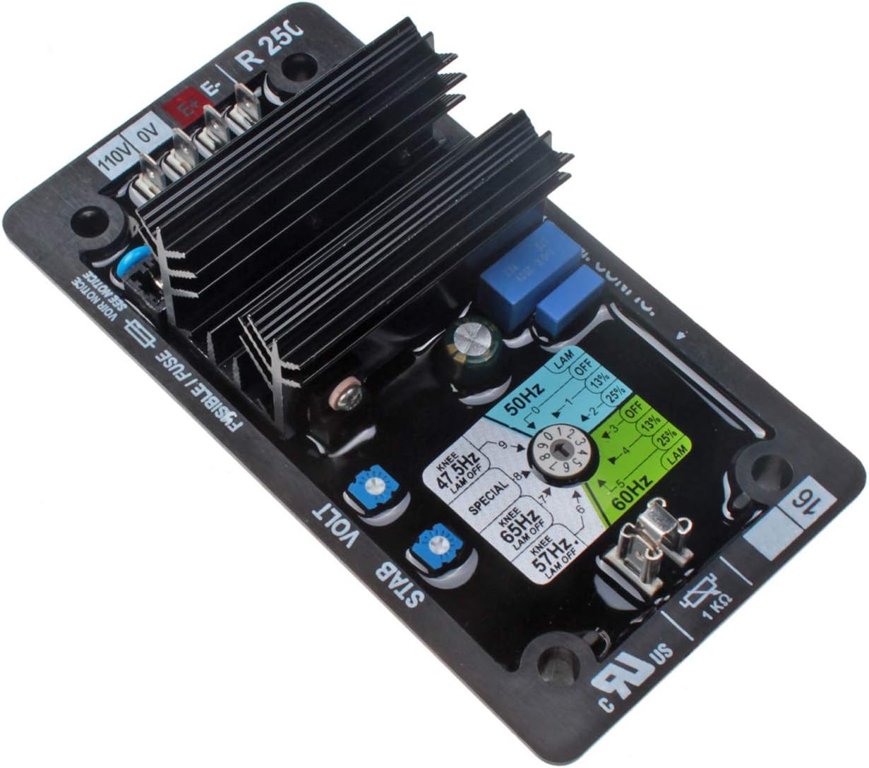 Automatic Voltage Regulator AVR Controls Module Card R250 10000-12943 922-197 for Leroy Somer FG Wilson