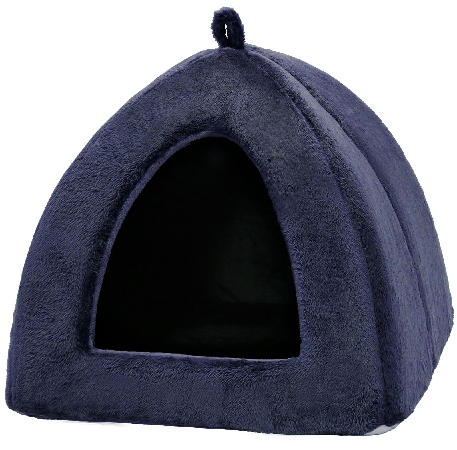 PetStyle 犬 ペットベッド 猫 中型犬 冬用 ドーム型 おしゃれ 洗える 暖かい ふわふわ もこもこ ボア 犬用ベッド