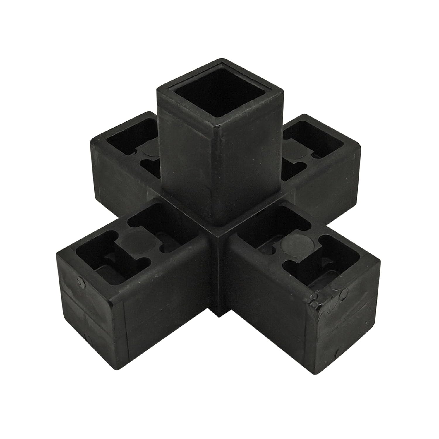 80/20 Inc., 9280, Quick Frame 5 Way Junction Connector, Black Nylon (5 Pack)