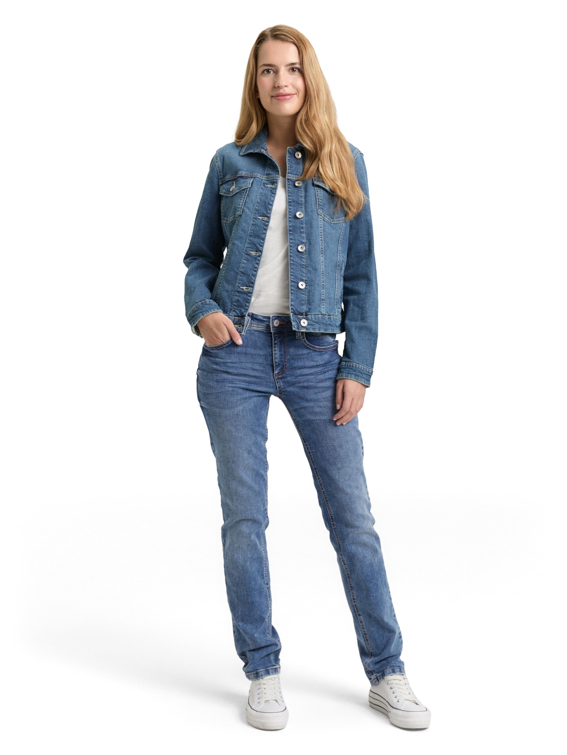 TOM TAILOR Damen Alexa Straight Jeans