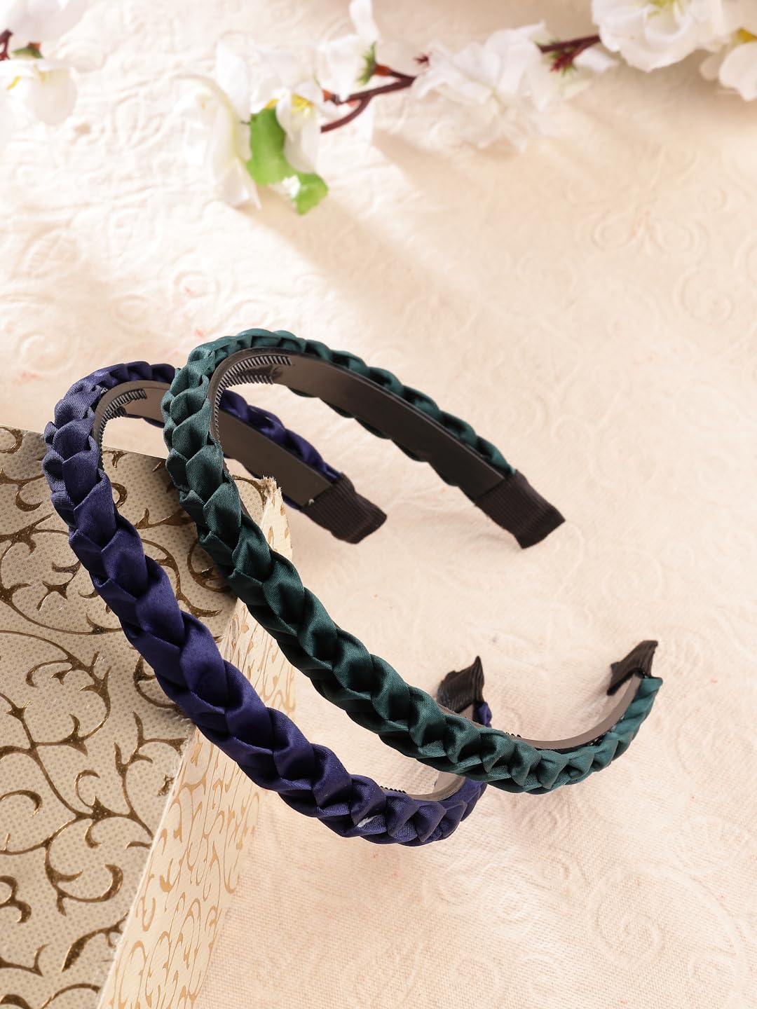 Plastic Formal Hairband For Girls And Women Set of 2 (Blue_Vogue_441)-image-42