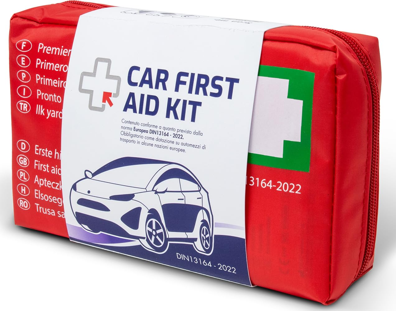 Borsetta di Pronto Soccorso per auto norma DIN 13164 EUROKIT B 2022