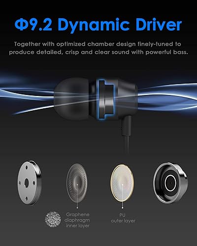 Miniatura 3 de PALOVUE Lightning - Auriculares intraurales magnéticos con certificación MFi con micrófono, compatible con iPhone 14, 13, 12, 11 Pro Max, iPhone X,