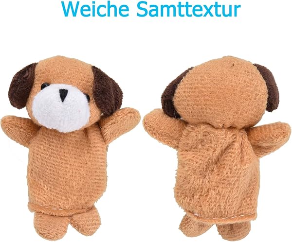 Caiming Finger Plüschtier [20-TLG] Mitgebsel | Kindergeburstagen | Gastgeschenke für Kinderparty und Stuffer für Ostereier1 - 3