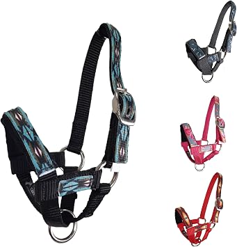 Tahoe Tack Nylon Overlay Alpaca Halter with Padded Noseband -