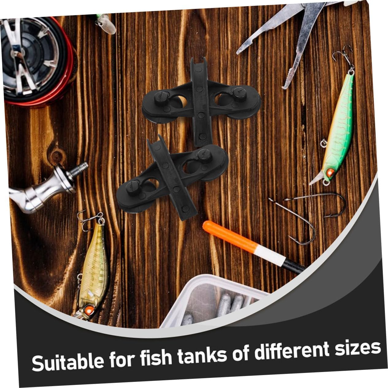 25pcs Fish Tank Divider Clips Plastic Cup Holders for Easy Installation and Secure Partitioning Aquariums for Betta and Mixed Breeding Tanks