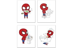 Spider-Man Bathroom Set: Enhance Your Bathroom with Superheroic Style